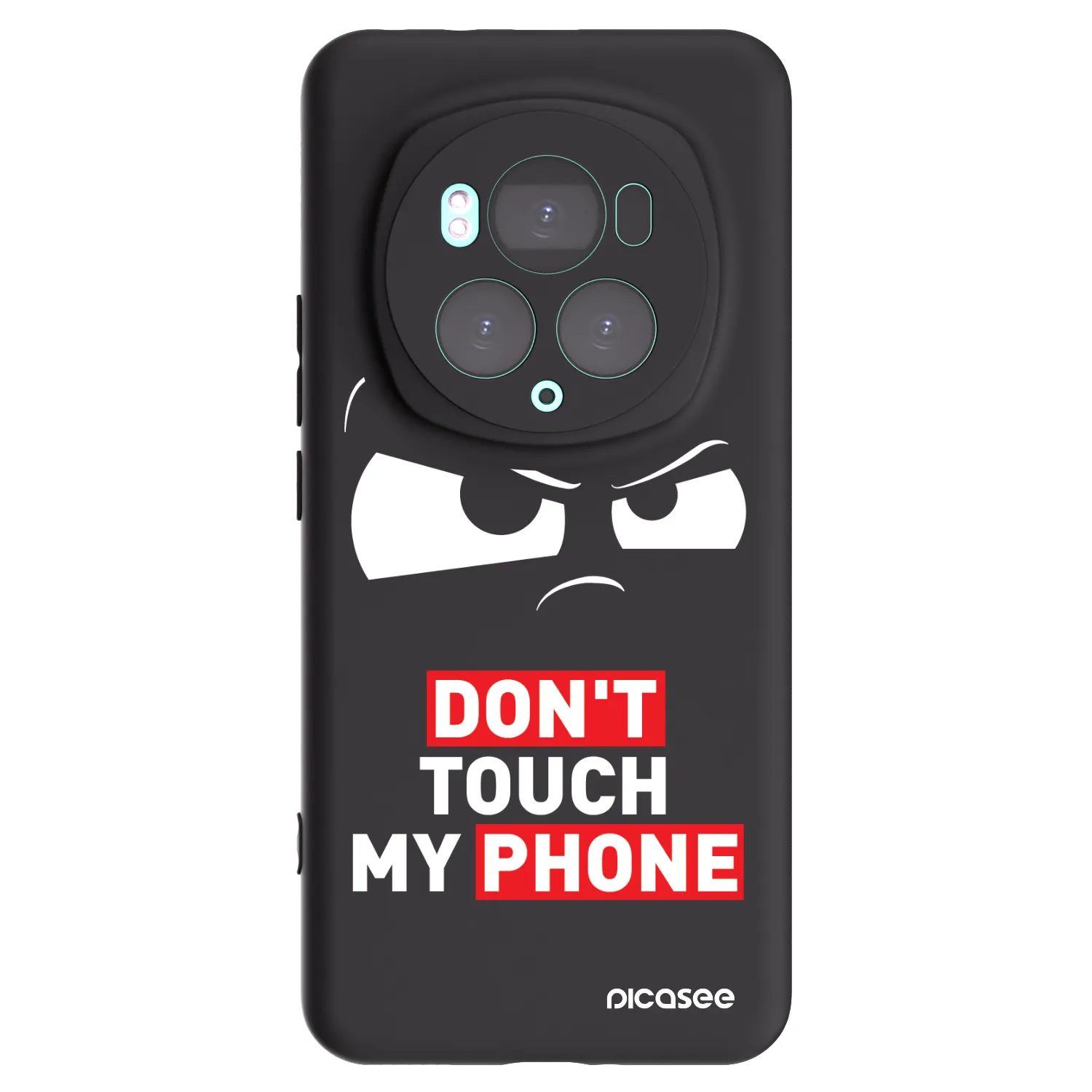 Picasee Μαύρη θήκη σιλικόνης για Honor Magic6 Pro - Cloudy Eye - Transparent