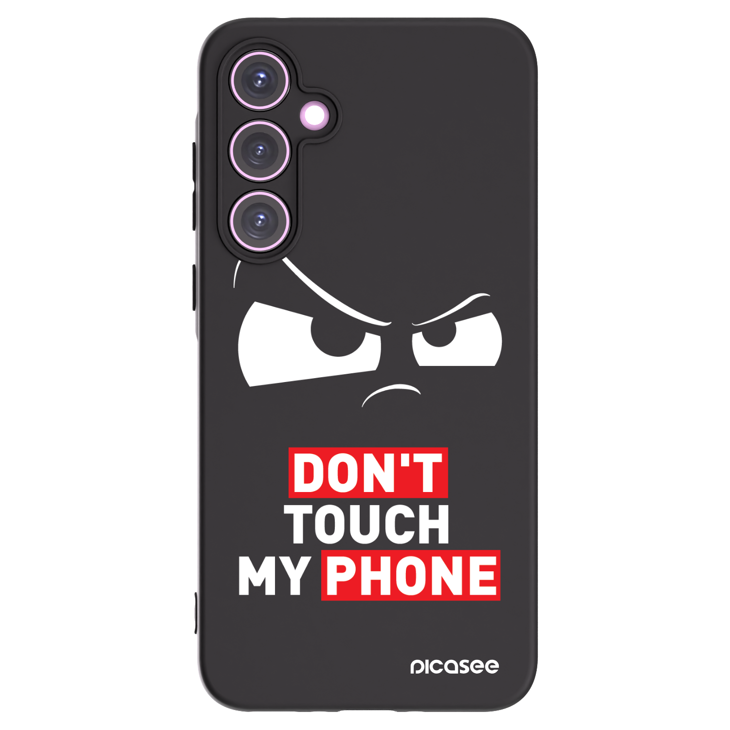 Picasee Μαύρη θήκη σιλικόνης για Samsung Galaxy A35 5G A356B - Cloudy Eye - Transparent