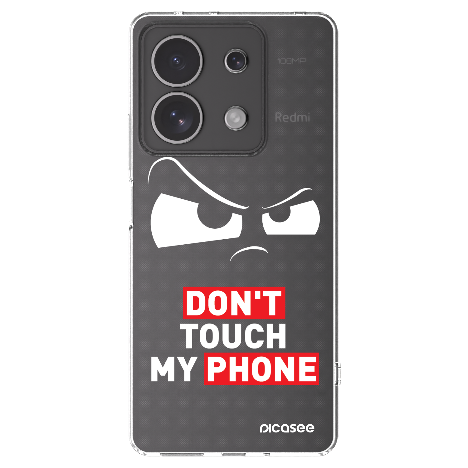 Picasee διαφανής θήκη σιλικόνης Xiaomi Redmi Note 13 4G - Cloudy Eye - Transparent