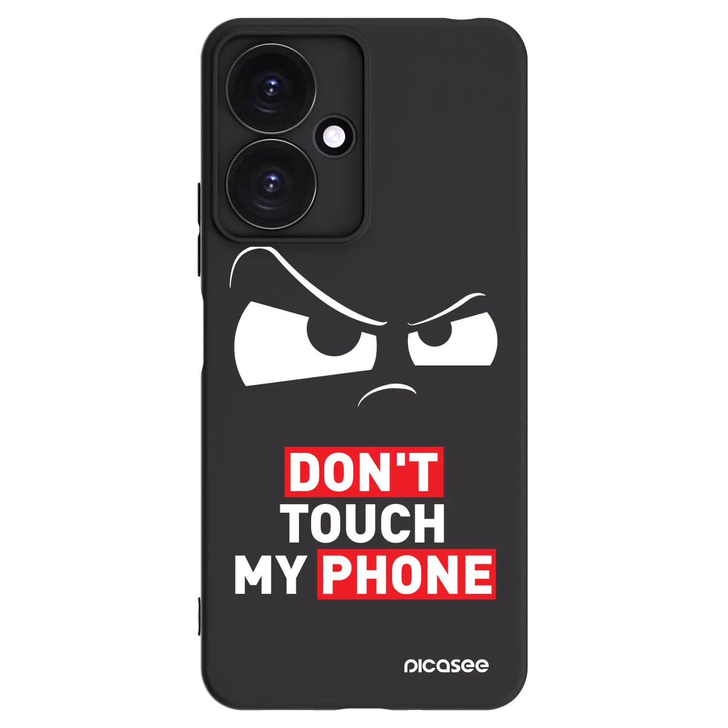 Picasee Μαύρη θήκη σιλικόνης για Xiaomi Redmi 13C 5G - Cloudy Eye - Transparent