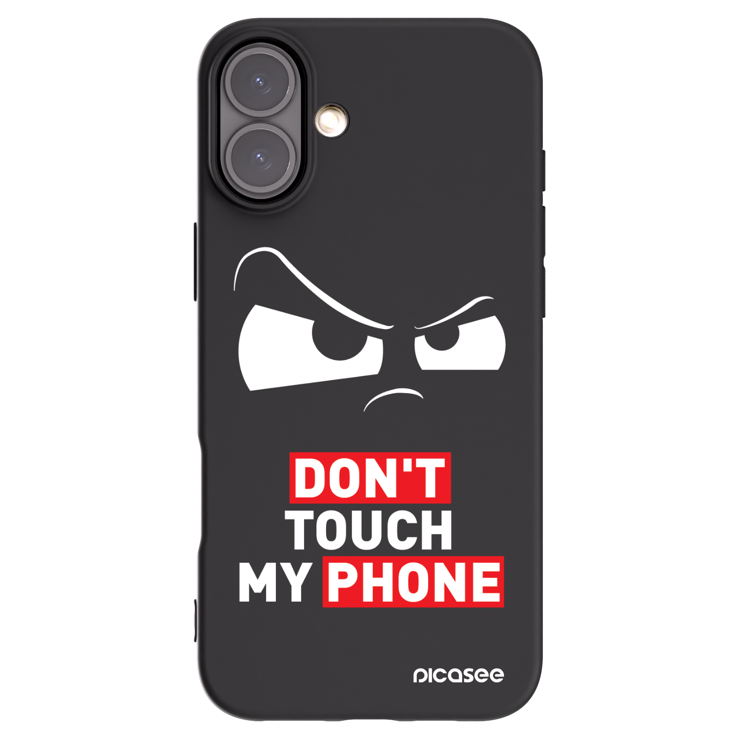 Picasee Μαύρη θήκη σιλικόνης για Apple iPhone 16 Plus - Cloudy Eye - Transparent