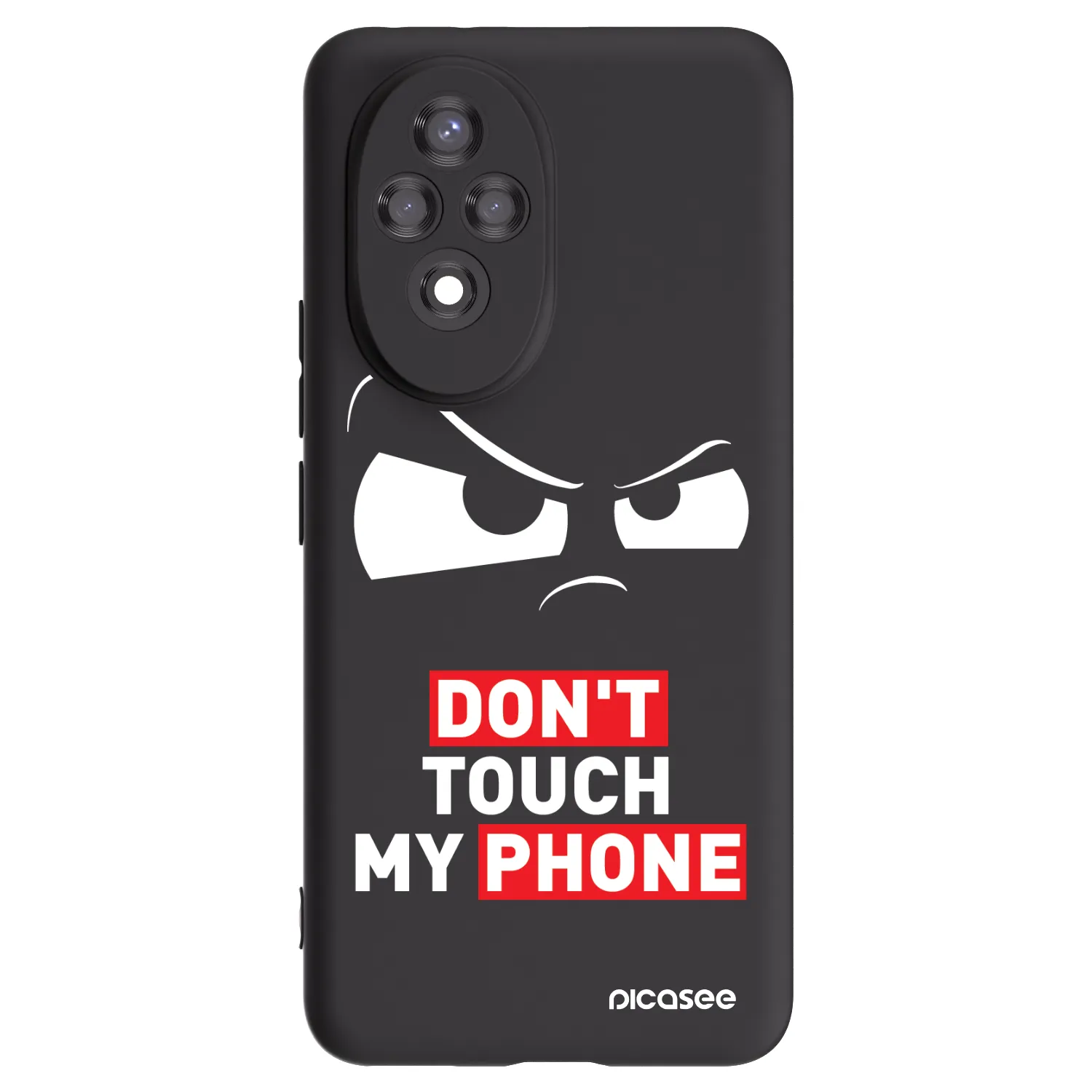 Picasee Μαύρη θήκη σιλικόνης για Honor 200 Pro 5G - Cloudy Eye - Transparent