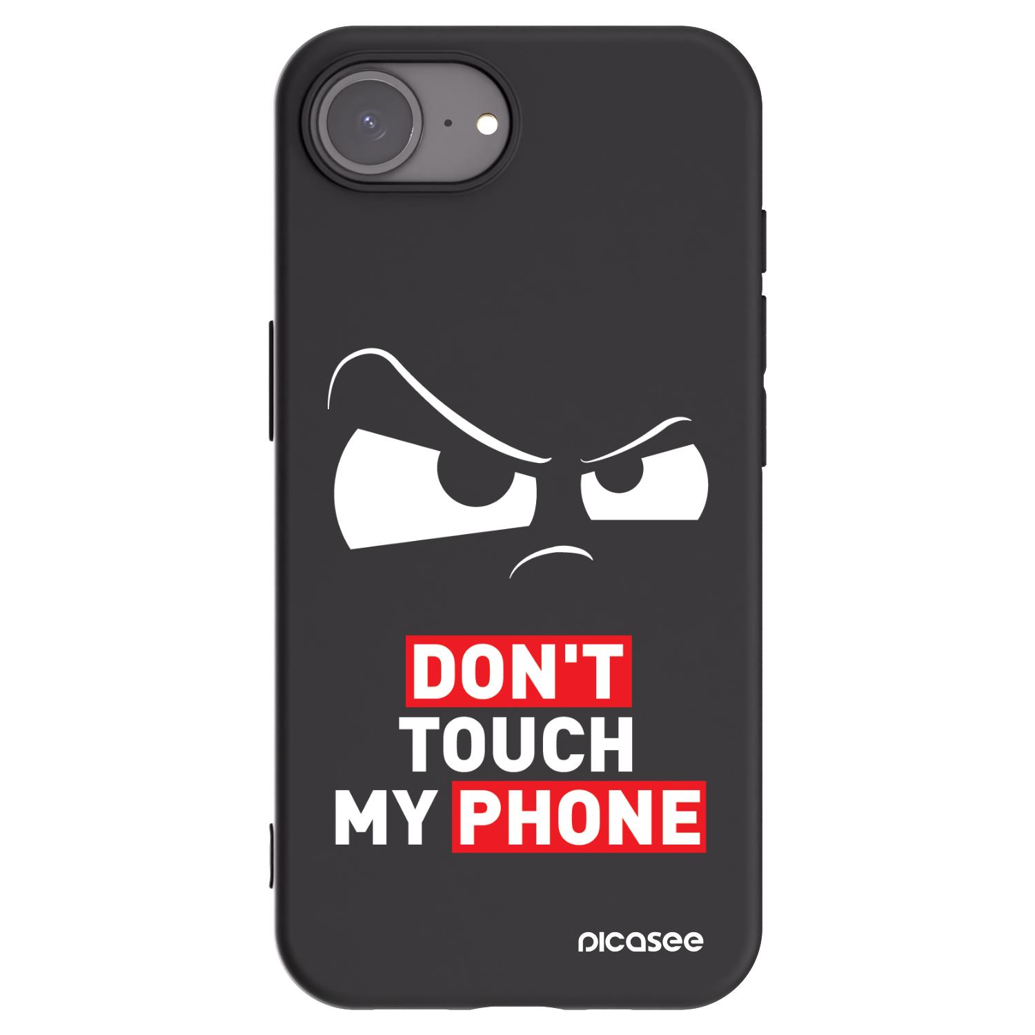 Picasee Μαύρη θήκη σιλικόνης για Apple iPhone 16e - Cloudy Eye - Transparent