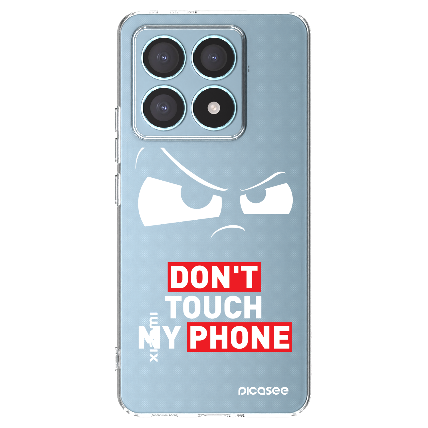 Picasee διαφανής θήκη σιλικόνης Xiaomi 14T Pro - Cloudy Eye - Transparent