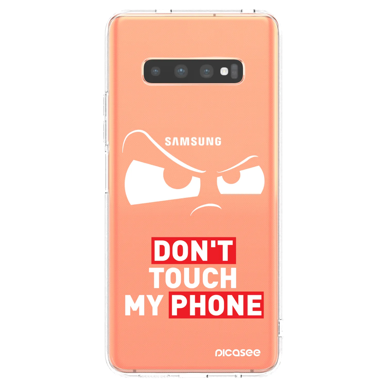 Picasee διαφανής θήκη σιλικόνης Samsung Galaxy S10 Plus G975 - Cloudy Eye - Transparent