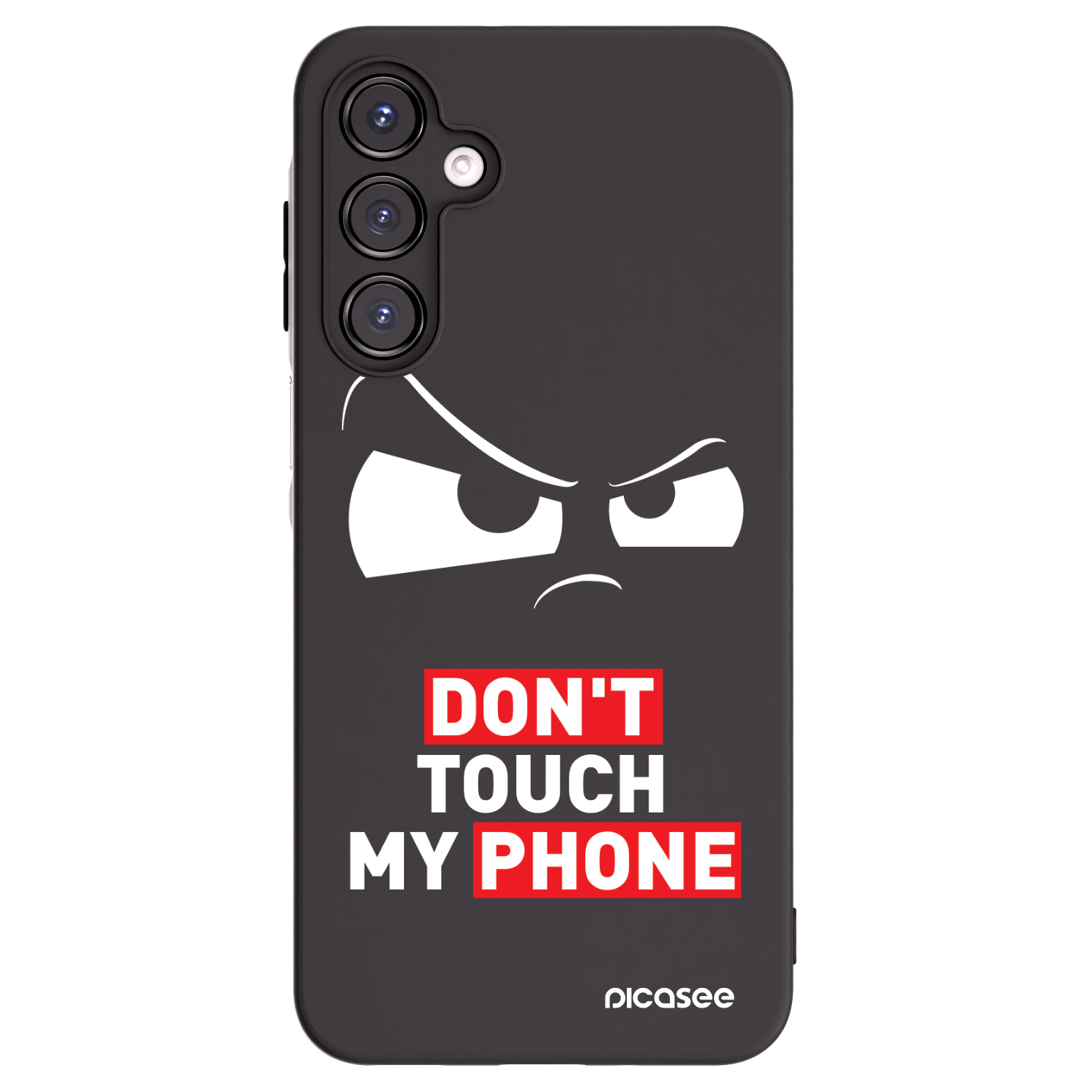 Picasee Μαύρη θήκη σιλικόνης για Samsung Galaxy A16 5G - Cloudy Eye - Transparent