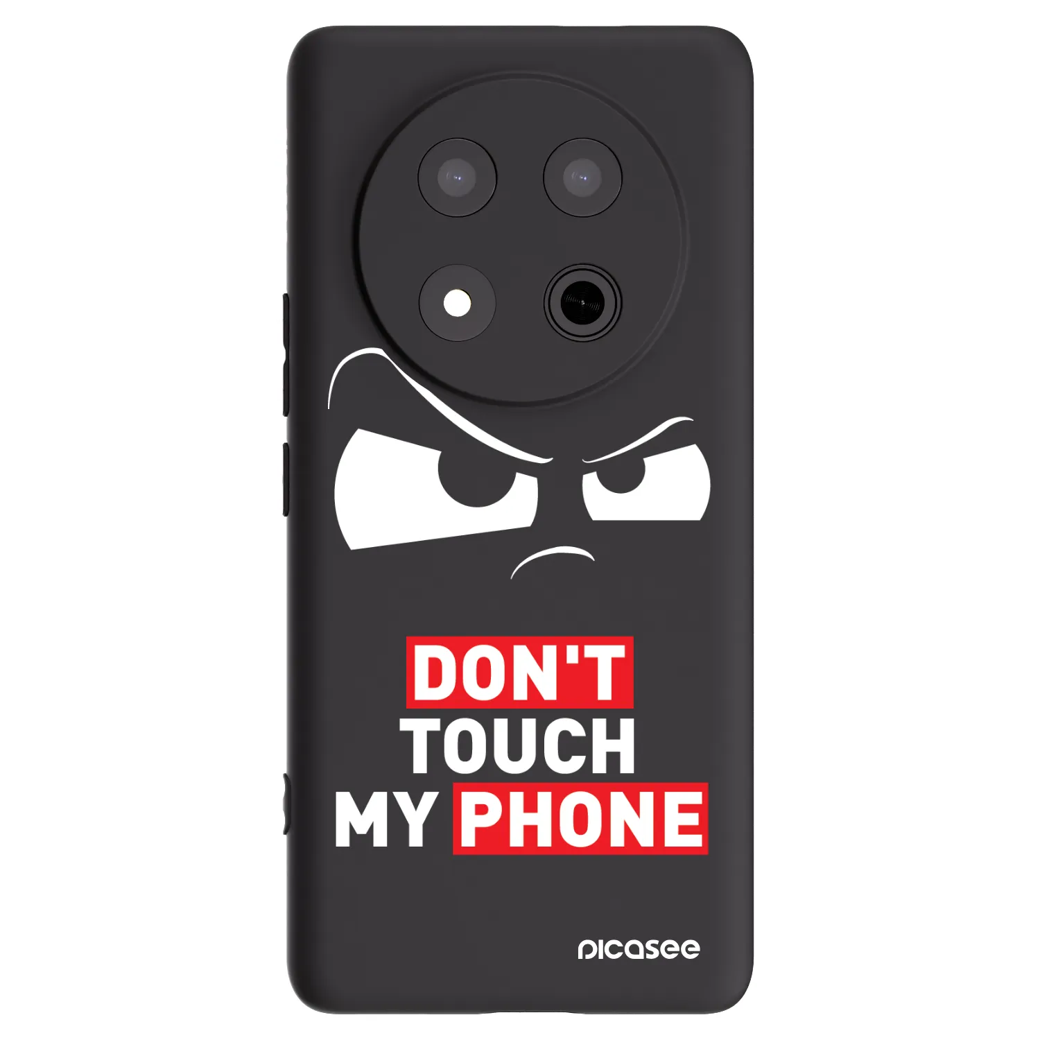 Picasee Μαύρη θήκη σιλικόνης για Honor Magic7 Lite 5G - Cloudy Eye - Transparent