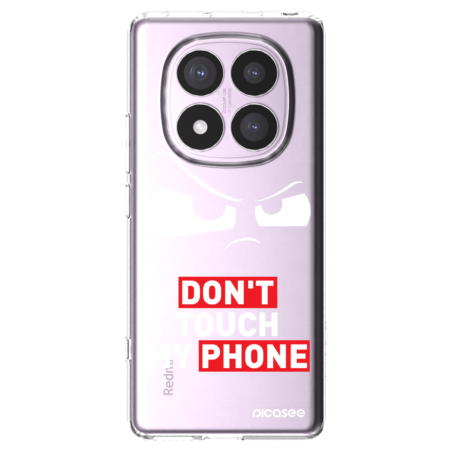 Picasee διαφανής θήκη σιλικόνης Xiaomi Redmi Note 14 Pro 4G - Cloudy Eye - Transparent