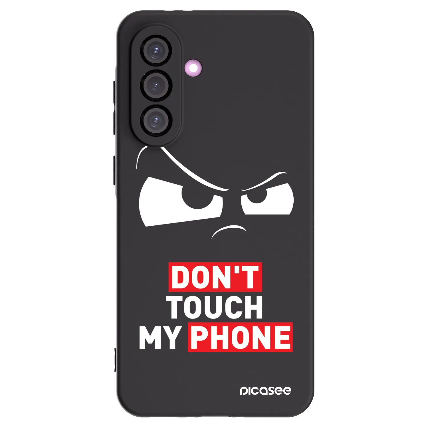 Picasee Μαύρη θήκη σιλικόνης για Samsung Galaxy A56 5G A566B - Cloudy Eye - Transparent