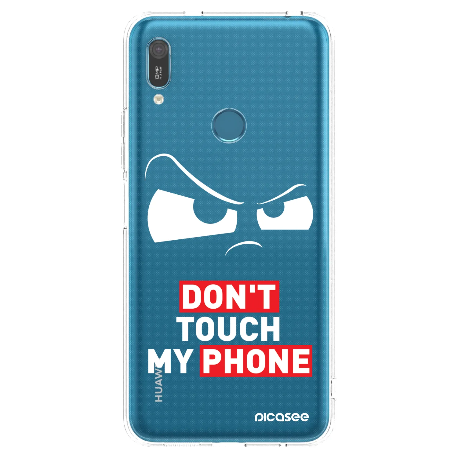 Picasee διαφανής θήκη σιλικόνης Huawei Y6 2019 - Cloudy Eye - Transparent
