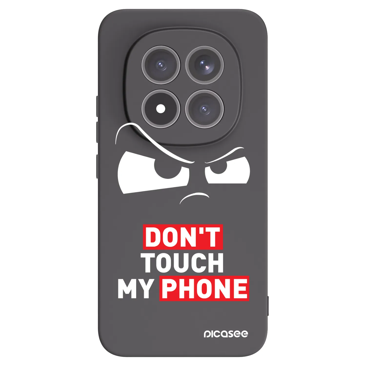 Picasee Μαύρη θήκη σιλικόνης για Xiaomi Redmi Note 15 Pro+ - Cloudy Eye - Transparent