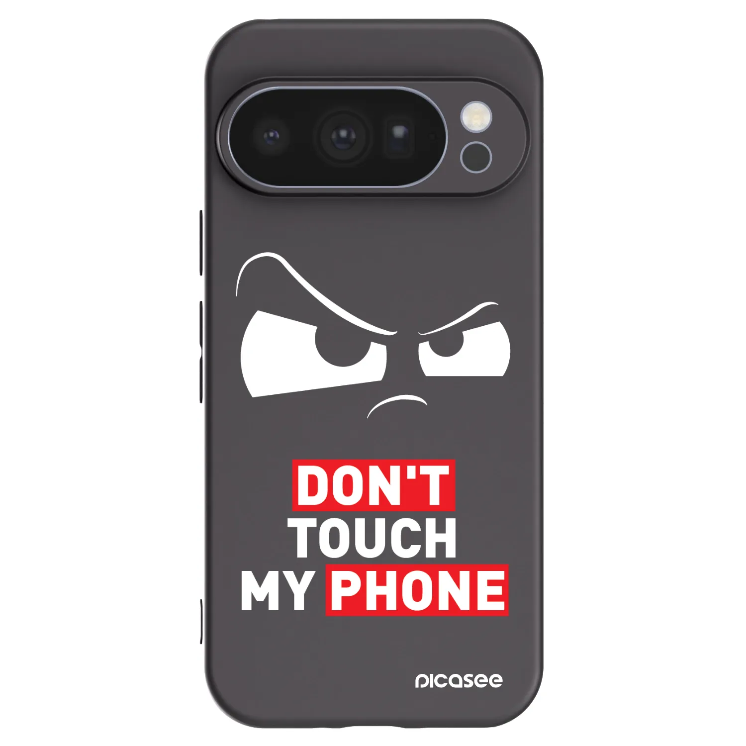 Picasee Μαύρη θήκη σιλικόνης για Google Pixel 10 Pro - Cloudy Eye - Transparent