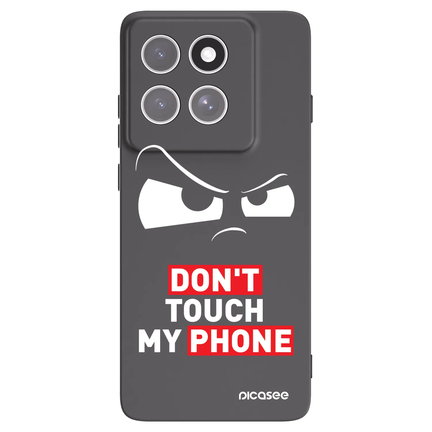 Picasee Μαύρη θήκη σιλικόνης για Motorola Edge 60 Fusion - Cloudy Eye - Transparent