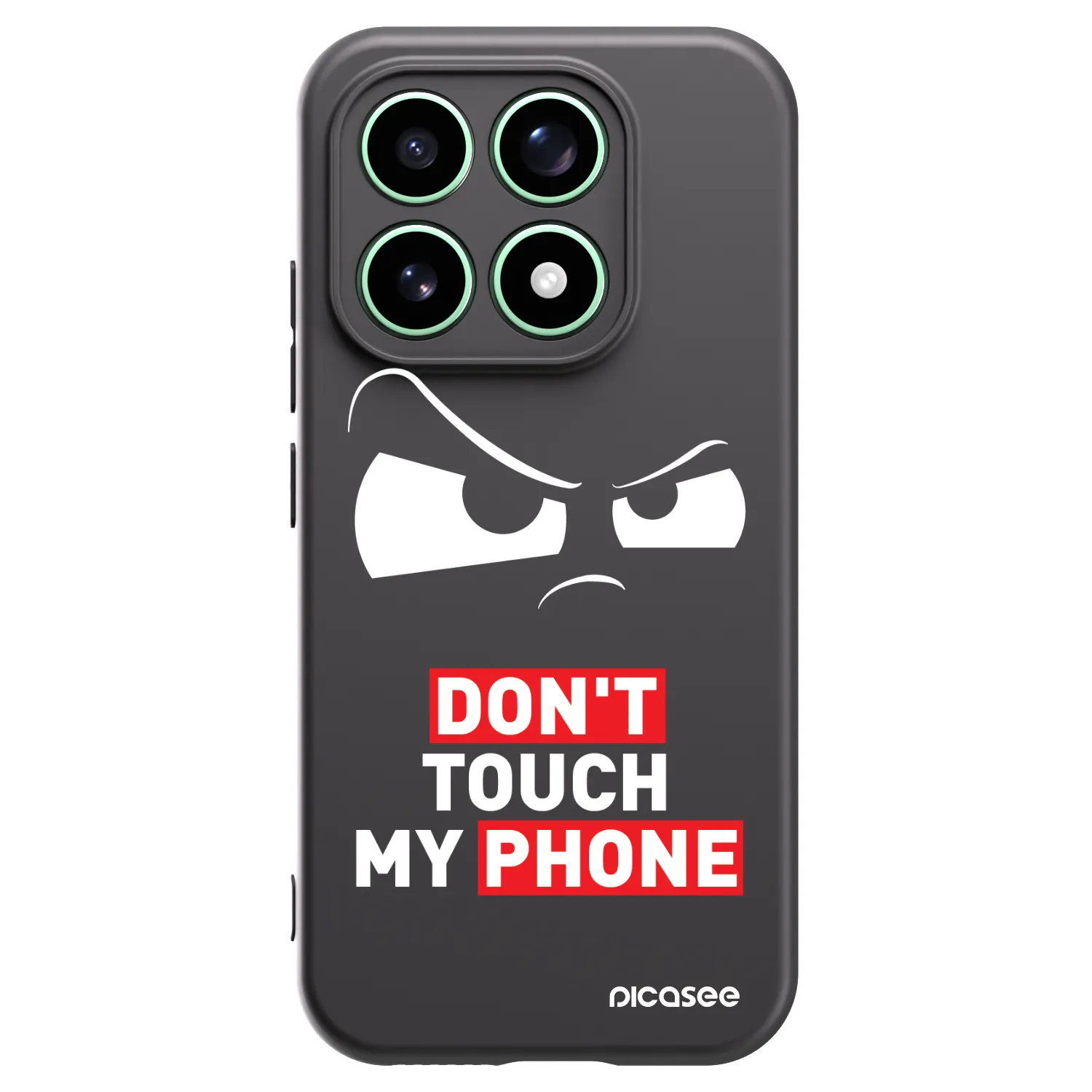 Picasee Μαύρη θήκη σιλικόνης για Xiaomi 17 - Cloudy Eye - Transparent