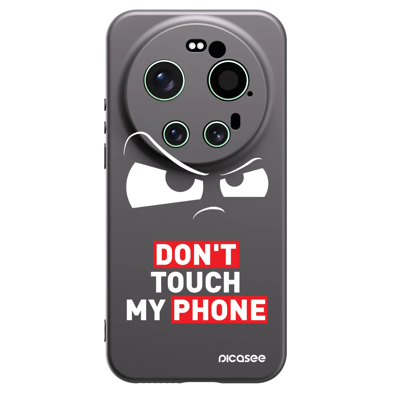 Picasee Μαύρη θήκη σιλικόνης για Xiaomi 17 Ultra - Cloudy Eye - Transparent