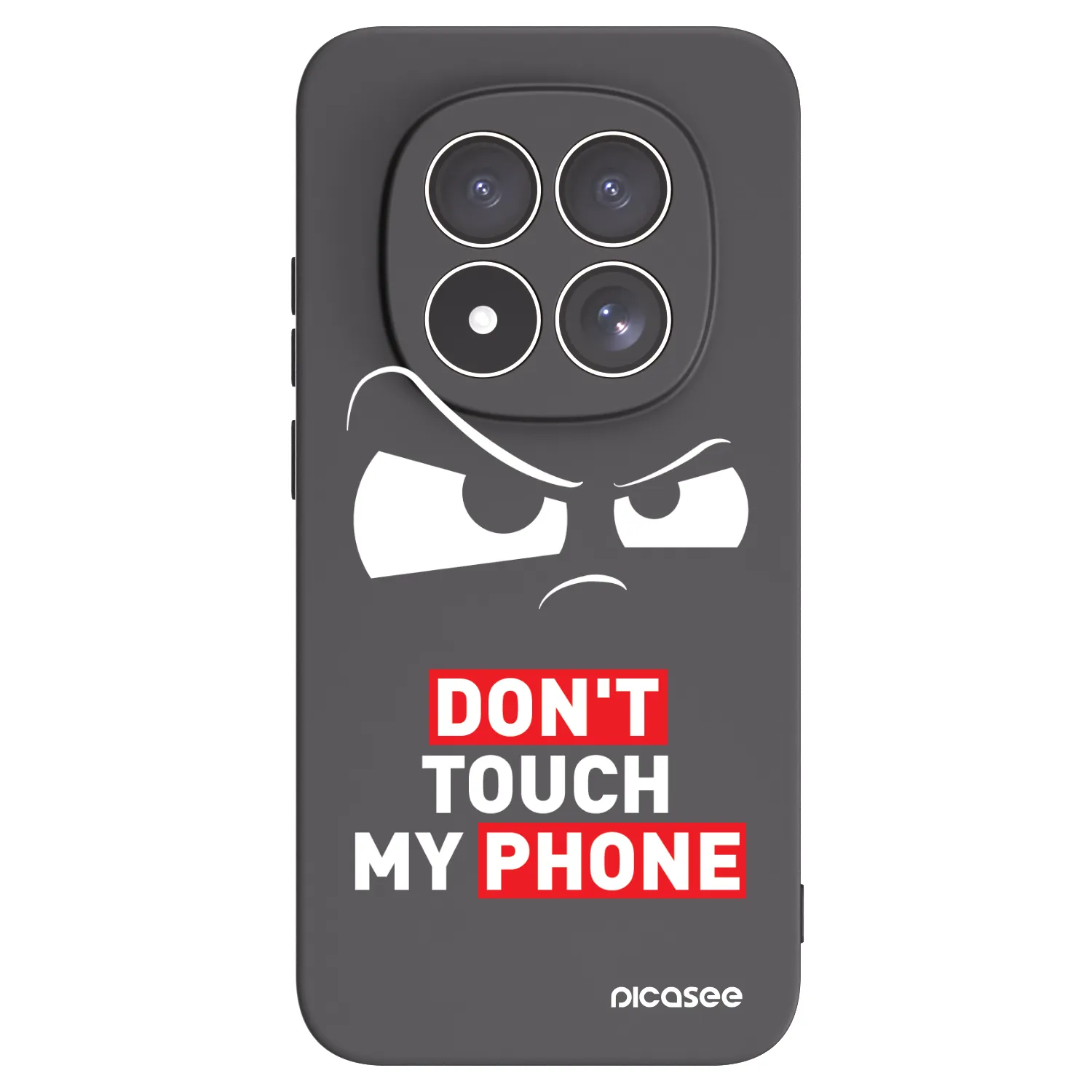 Picasee Μαύρη θήκη σιλικόνης για Xiaomi Redmi Note 15 Pro 5G - Cloudy Eye - Transparent