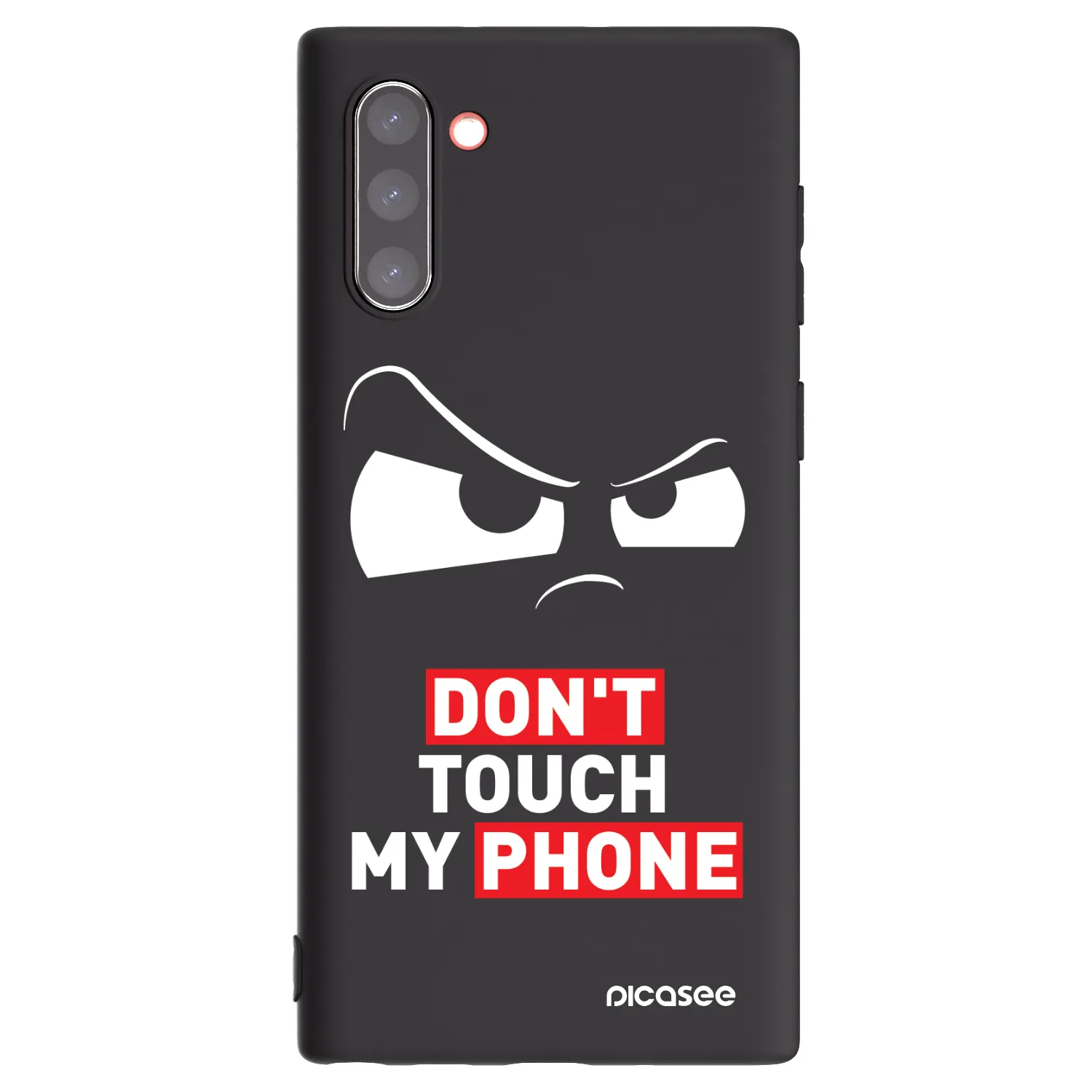 Picasee Μαύρη θήκη σιλικόνης για Samsung Galaxy Note 10 N970F - Cloudy Eye - Transparent