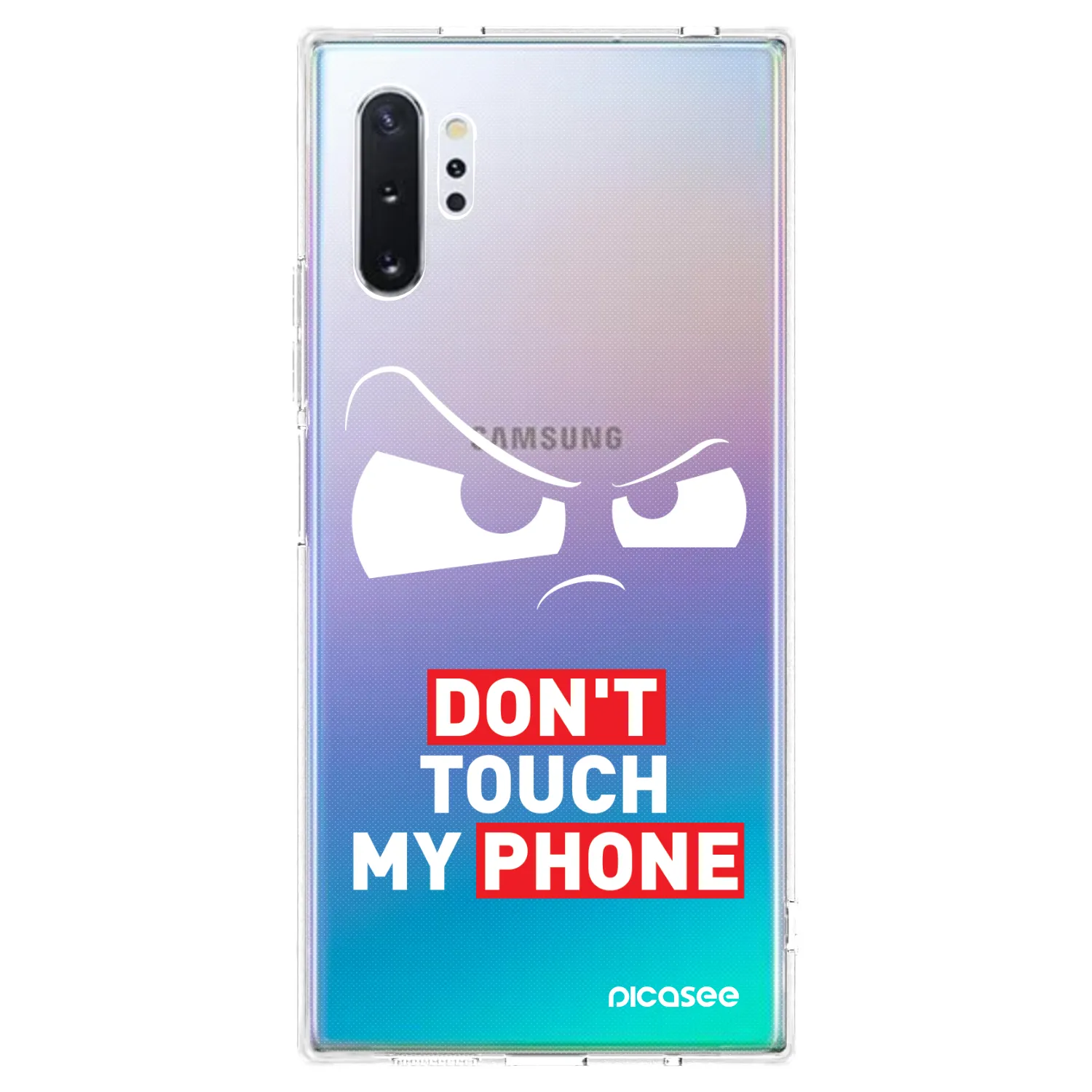 Picasee διαφανής θήκη σιλικόνης Samsung Galaxy Note 10+ N975F - Cloudy Eye - Transparent