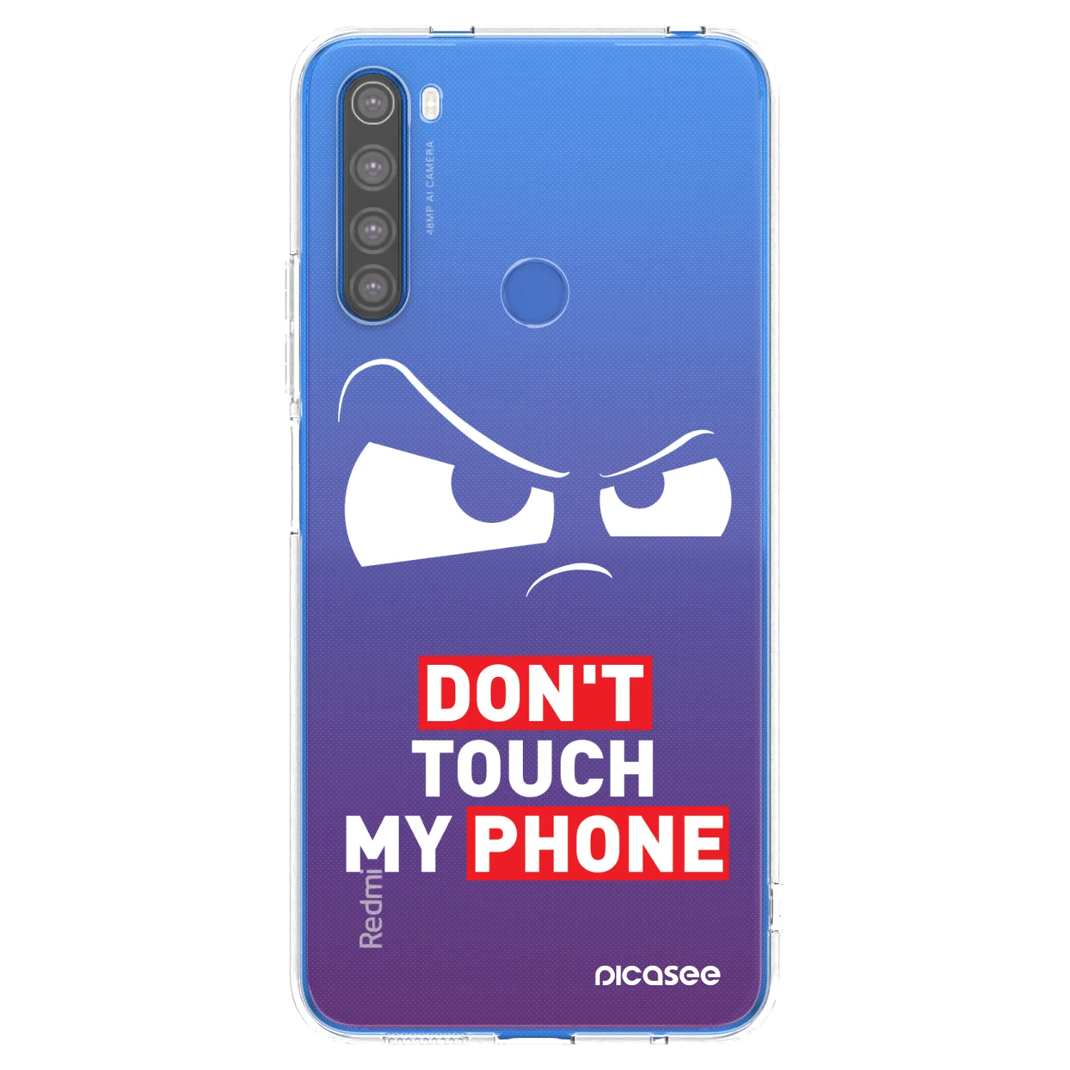 Picasee διαφανής θήκη σιλικόνης Xiaomi Redmi Note 8T - Cloudy Eye - Transparent