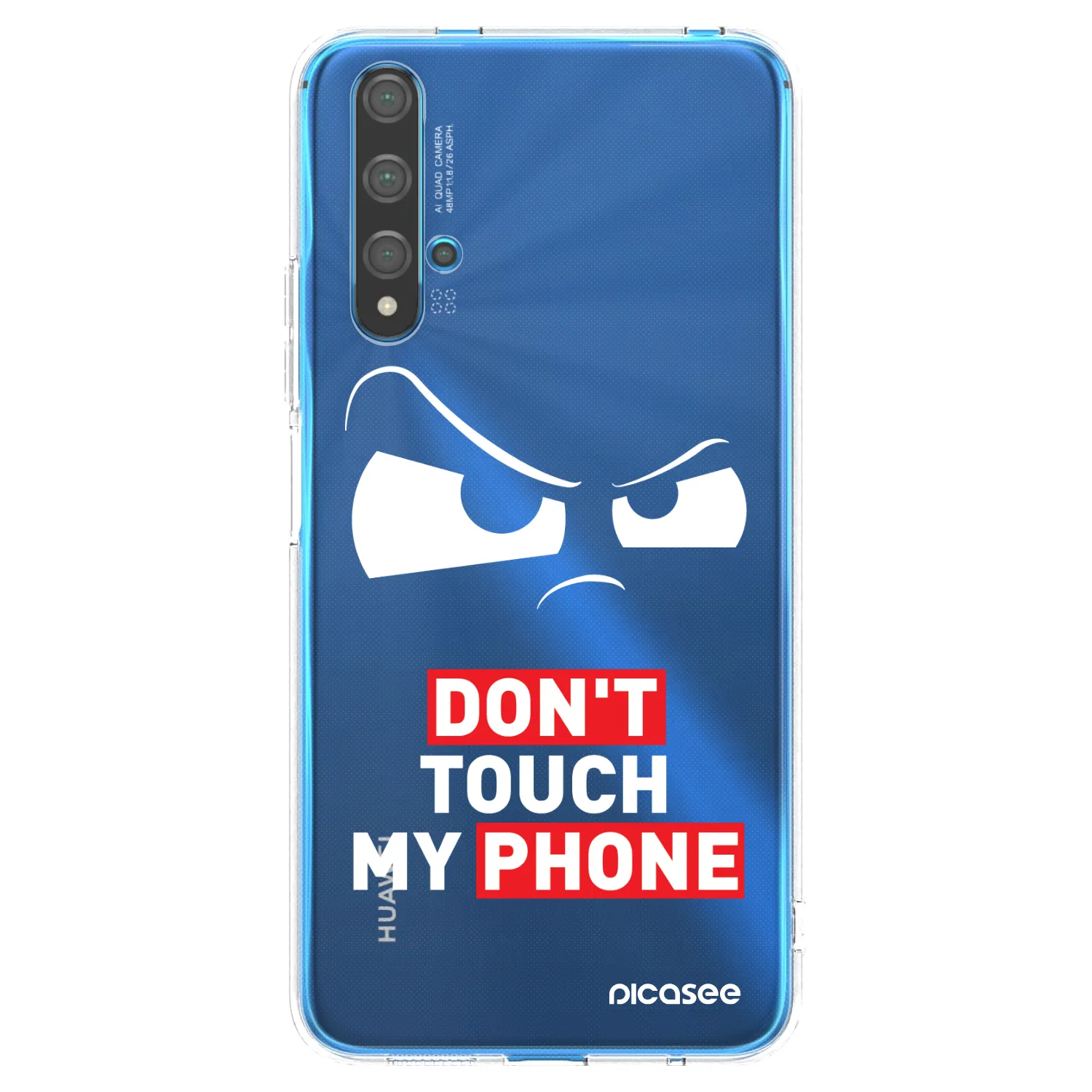 Picasee διαφανής θήκη σιλικόνης Huawei Nova 5T - Cloudy Eye - Transparent