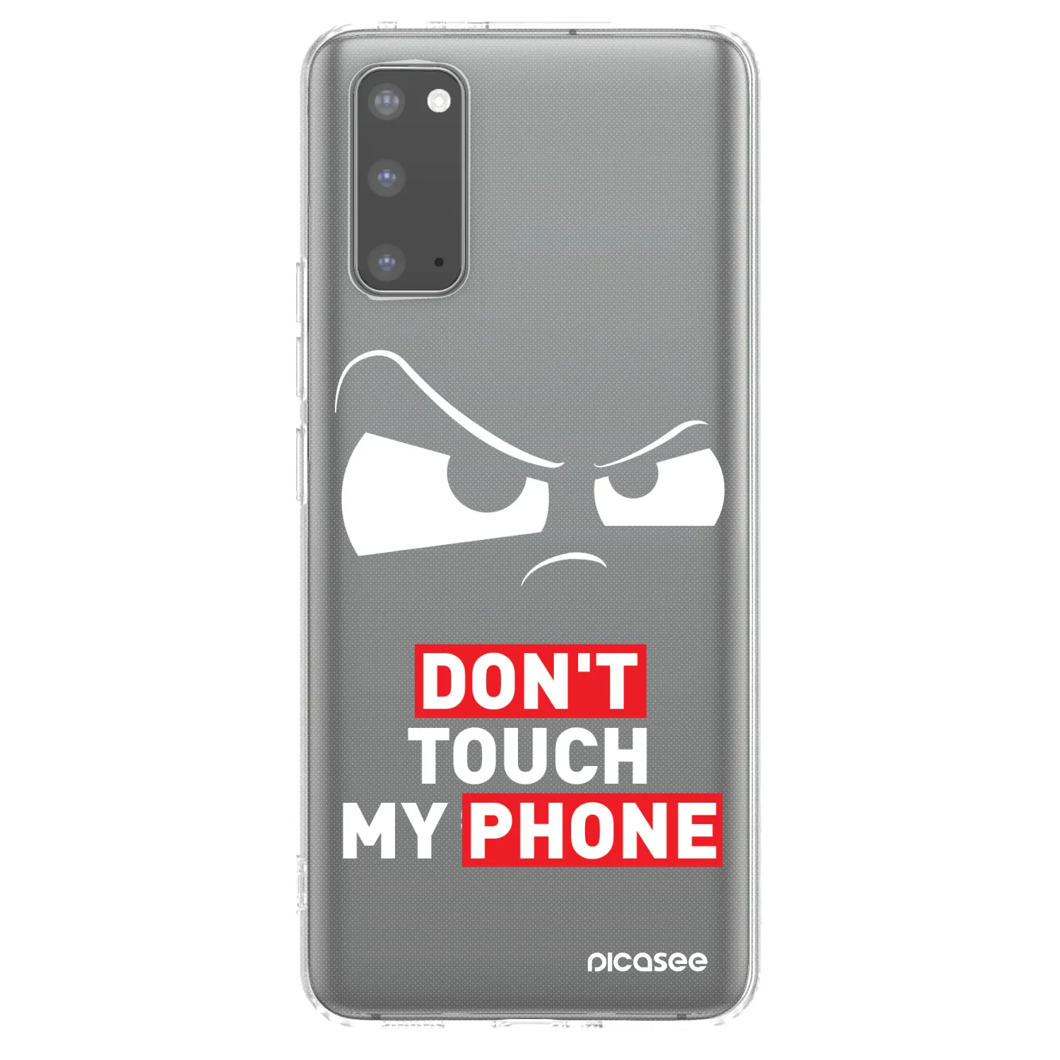 Picasee διαφανής θήκη σιλικόνης Samsung Galaxy S20 G980F - Cloudy Eye - Transparent
