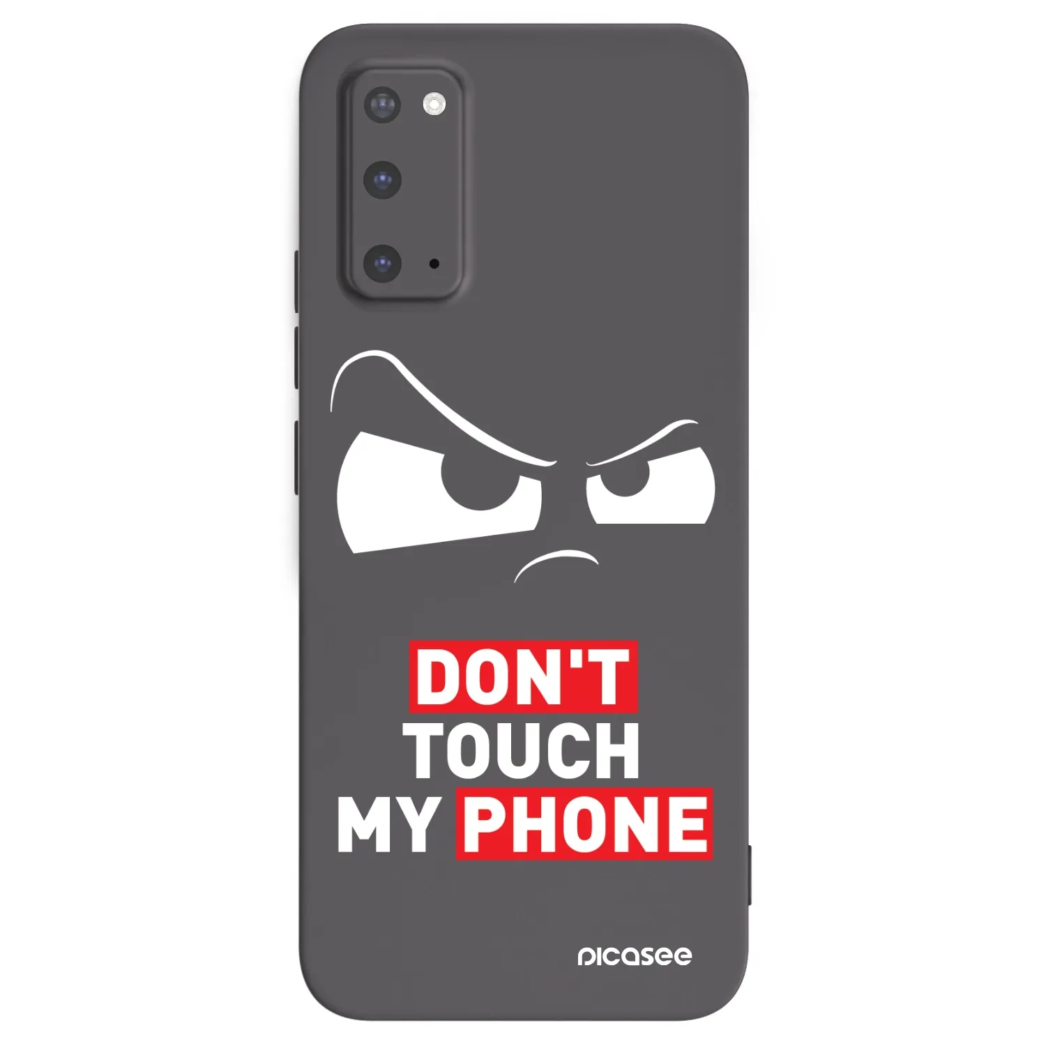 Picasee Μαύρη θήκη σιλικόνης για Samsung Galaxy S20 G980F - Cloudy Eye - Transparent