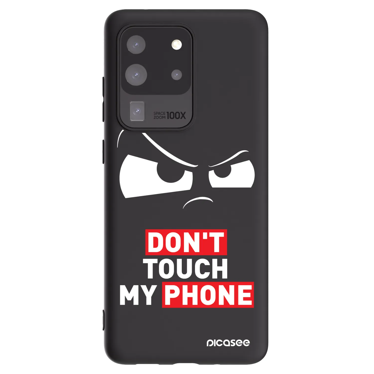 Picasee Μαύρη θήκη σιλικόνης για Samsung Galaxy S20 Ultra 5G G988F - Cloudy Eye - Transparent