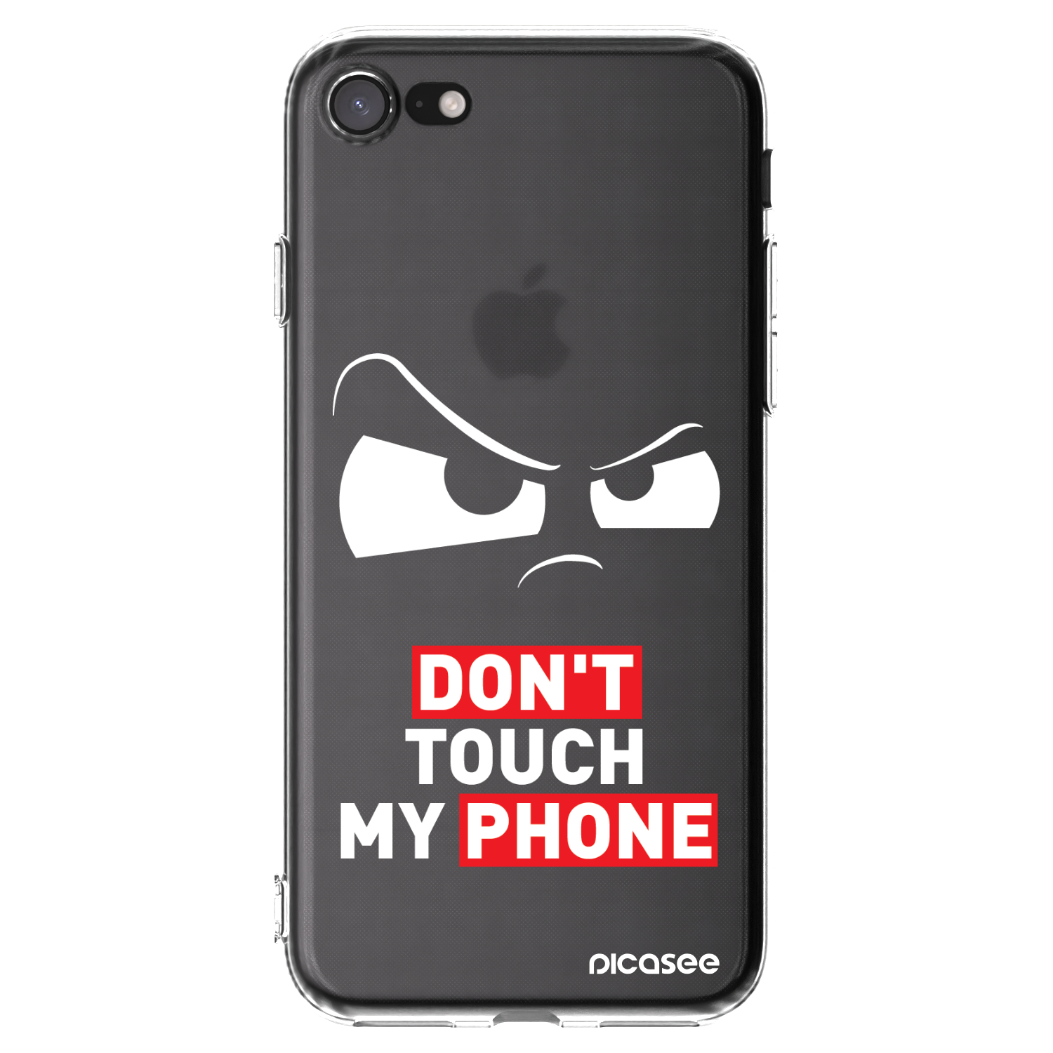 Picasee διαφανής θήκη σιλικόνης Apple iPhone SE 2020 - Cloudy Eye - Transparent