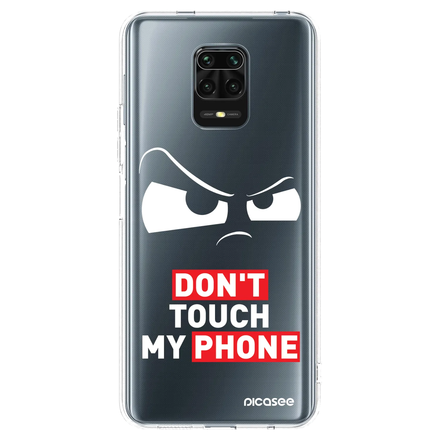 Picasee διαφανής θήκη σιλικόνης Xiaomi Redmi Note 9 Pro - Cloudy Eye - Transparent