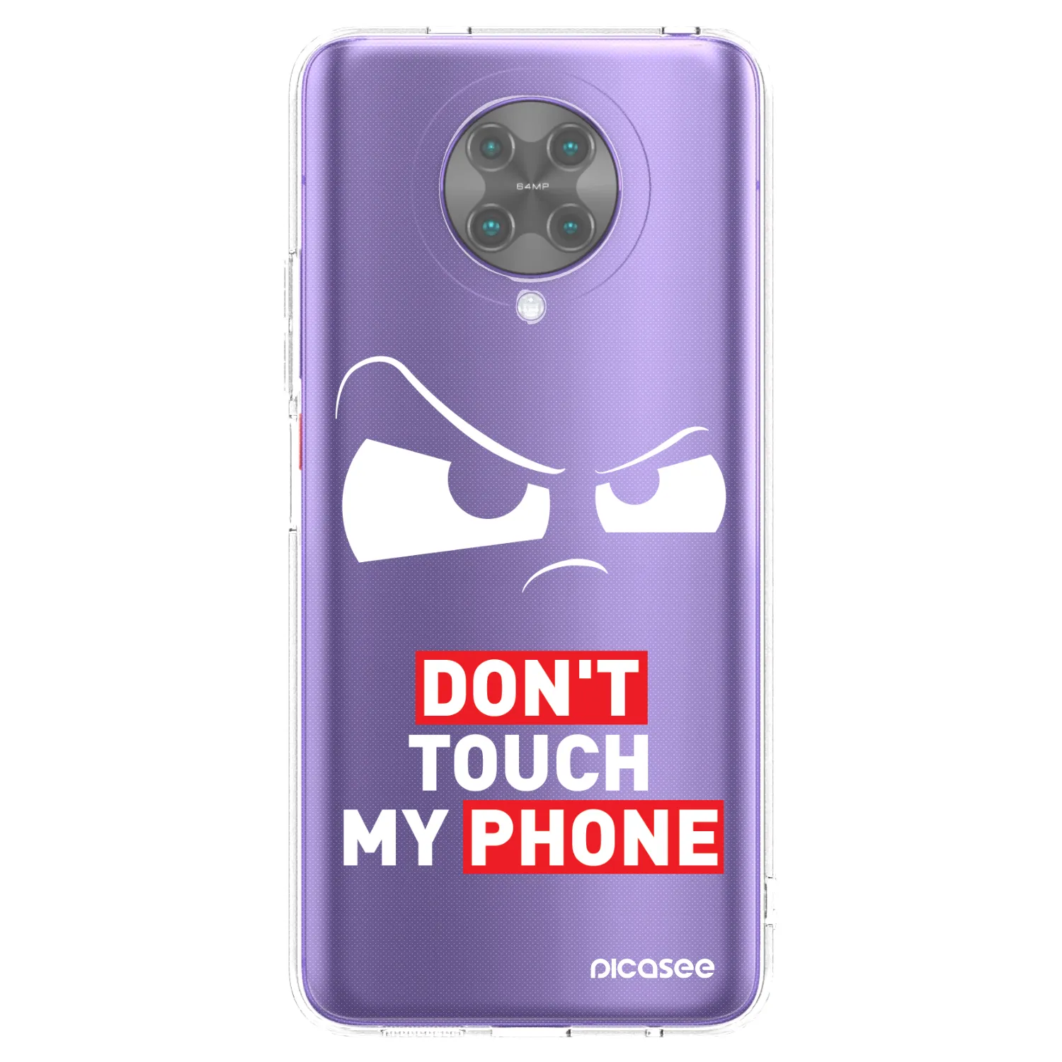 Picasee διαφανής θήκη σιλικόνης Xiaomi Poco F2 Pro - Cloudy Eye - Transparent