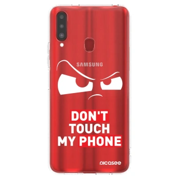 Picasee διαφανής θήκη σιλικόνης Samsung Galaxy A20s - Cloudy Eye - Transparent
