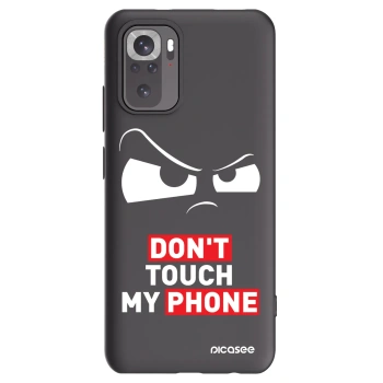 Picasee Μαύρη θήκη σιλικόνης για Xiaomi Redmi Note 10S - Cloudy Eye - Transparent