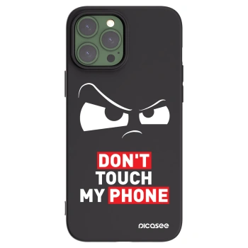 Picasee Μαύρη θήκη σιλικόνης για Apple iPhone 13 Pro Max - Cloudy Eye - Transparent