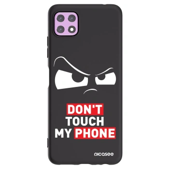 Picasee Μαύρη θήκη σιλικόνης για Samsung Galaxy A22 A226B 5G - Cloudy Eye - Transparent