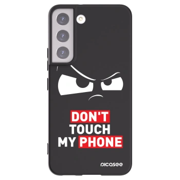 Picasee Μαύρη θήκη σιλικόνης για Samsung Galaxy S22 5G - Cloudy Eye - Transparent