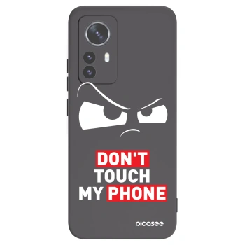 Picasee Μαύρη θήκη σιλικόνης για Xiaomi 12 Pro - Cloudy Eye - Transparent