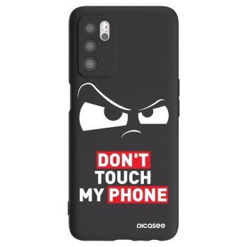 Picasee Μαύρη θήκη σιλικόνης για OPPO A16 - Cloudy Eye - Transparent