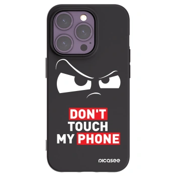 Picasee Μαύρη θήκη σιλικόνης για Apple iPhone 14 Pro - Cloudy Eye - Transparent