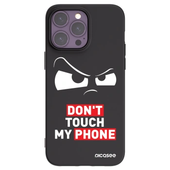 Picasee Μαύρη θήκη σιλικόνης για Apple iPhone 14 Pro Max - Cloudy Eye - Transparent