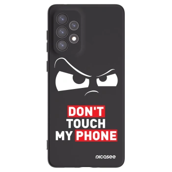 Picasee Μαύρη θήκη σιλικόνης για Samsung Galaxy A73 5G - Cloudy Eye - Transparent