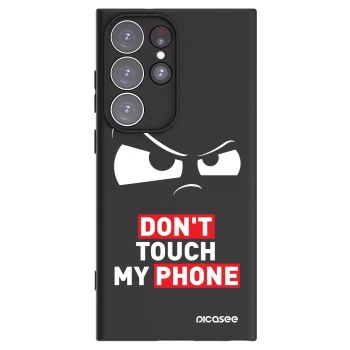 Picasee Μαύρη θήκη σιλικόνης για Samsung Galaxy S23 Ultra 5G - Cloudy Eye - Transparent