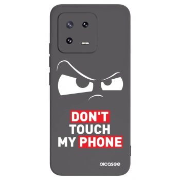 Picasee Μαύρη θήκη σιλικόνης για Xiaomi 13 Pro - Cloudy Eye - Transparent