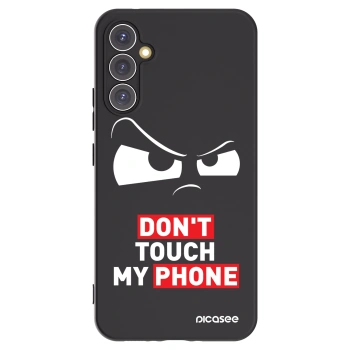 Picasee Μαύρη θήκη σιλικόνης για Samsung Galaxy A34 5G A346B - Cloudy Eye - Transparent