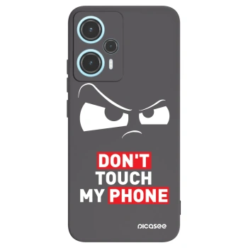 Picasee Μαύρη θήκη σιλικόνης για Xiaomi Poco F5 - Cloudy Eye - Transparent