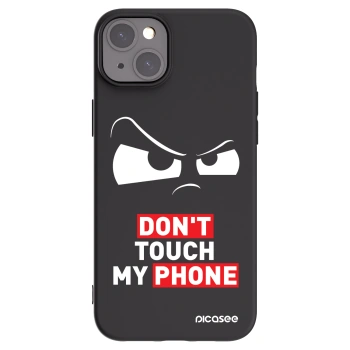 Picasee Μαύρη θήκη σιλικόνης για Apple iPhone 15 Plus - Cloudy Eye - Transparent