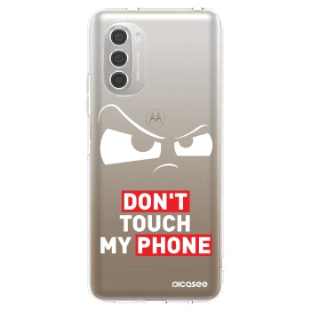 Picasee διαφανής θήκη σιλικόνης Motorola Moto G51 - Cloudy Eye - Transparent