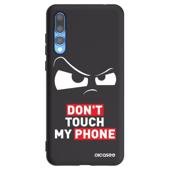 Picasee Μαύρη θήκη σιλικόνης για Huawei P20 Pro - Cloudy Eye - Transparent