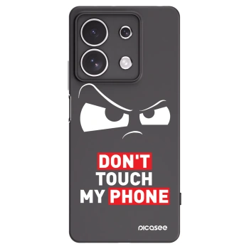 Picasee Μαύρη θήκη σιλικόνης για Xiaomi Redmi Note 13 4G - Cloudy Eye - Transparent