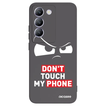 Picasee Μαύρη θήκη σιλικόνης για Vivo V40 SE 5G - Cloudy Eye - Transparent