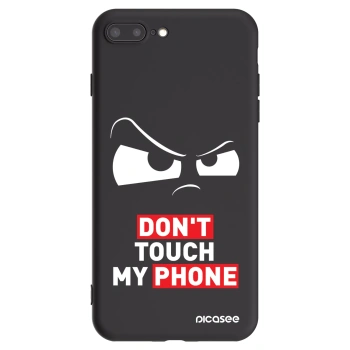 Picasee Μαύρη θήκη σιλικόνης για Apple iPhone 7 Plus - Cloudy Eye - Transparent